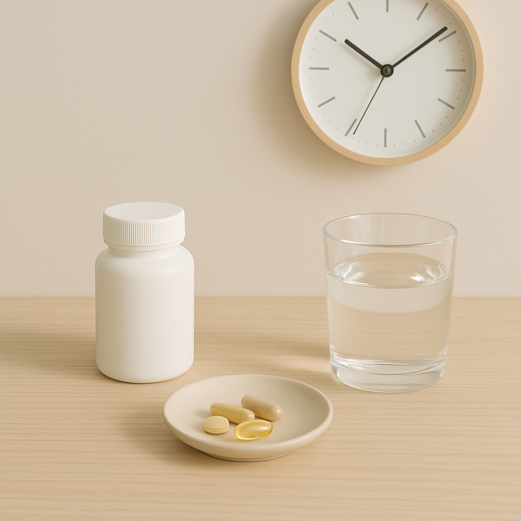サプリは「いつ飲むか」で効果が変わる！タイミング別・正しい摂取法